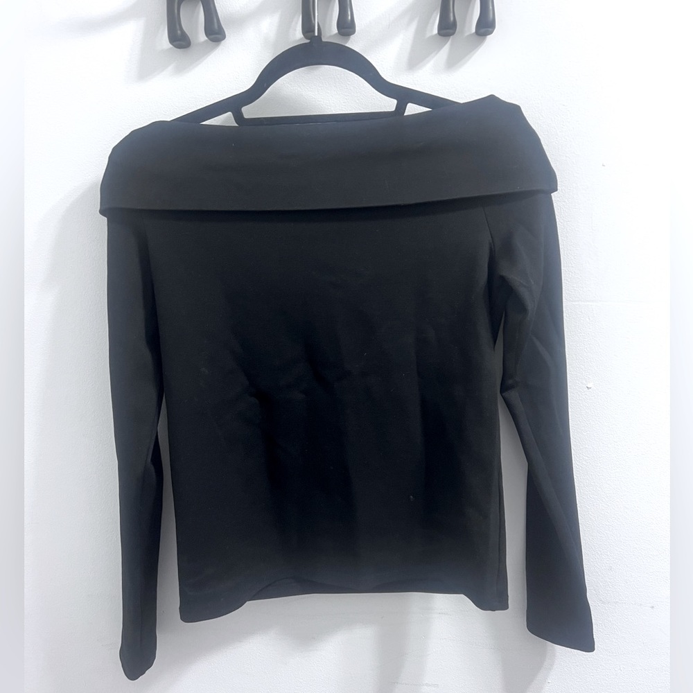 & other stories black off shoulder sweater